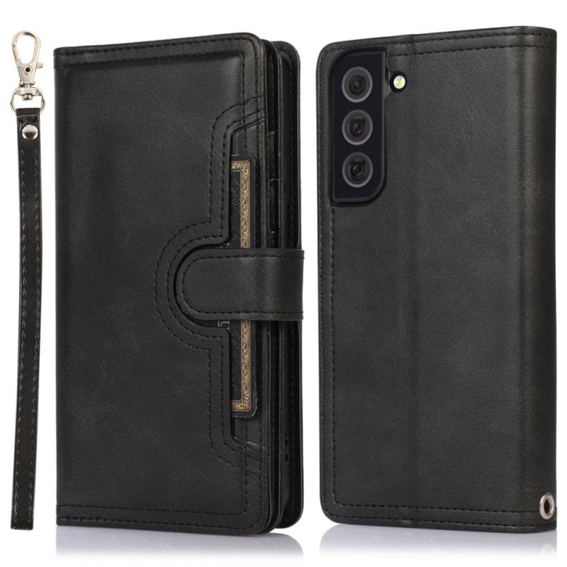 Housse Samsung Galaxy S23 5G Multi-Cartes et  Pochette Frontale