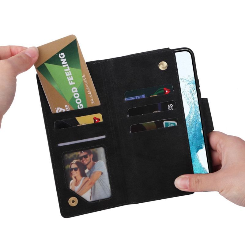 Housse Samsung Galaxy S23 5G Multi-Cartes et Porte-Monnaie