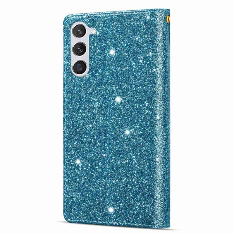 Housse Samsung Galaxy S23 5G Paillettes Portefeuille