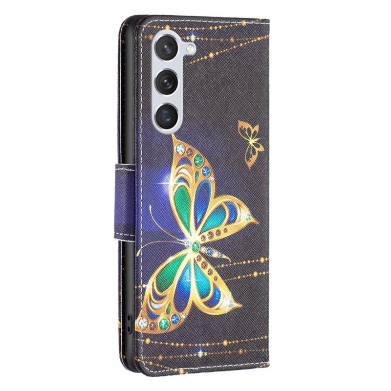 Housse Samsung Galaxy S23 5G Papillon Royal