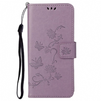 Housse Samsung Galaxy S23 5G Papillons et Fleurs