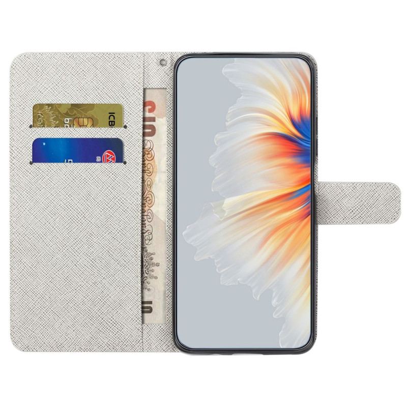 Housse Samsung Galaxy S23 5G Plume à Lanière