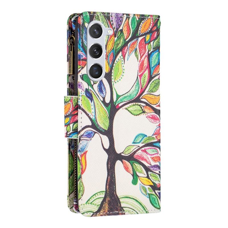 Housse Samsung Galaxy S23 5G Portefeuille Arbre