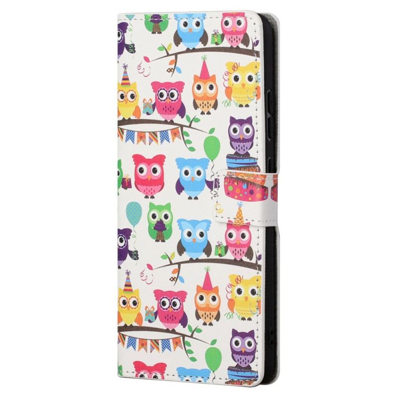 Housse Samsung Galaxy S23 5G Tribu de Hiboux