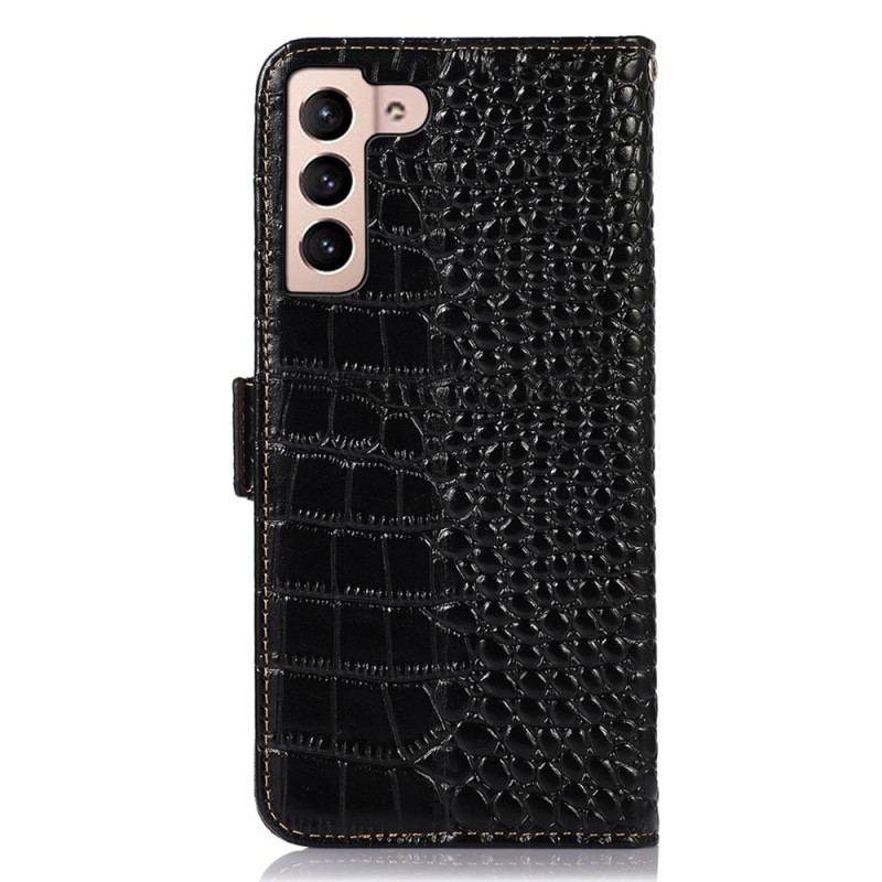 Housse Samsung Galaxy S23 Style Crocodile RFID