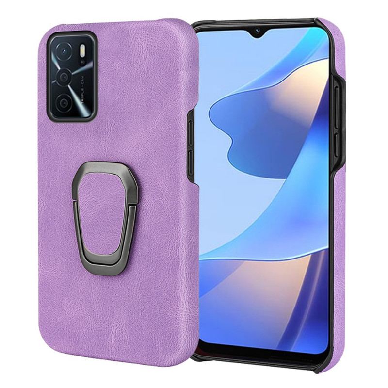 Coque Oppo A16 / A16s Effet Cuir Anneau-Support New Colors