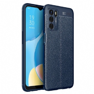 Coque Oppo A16 / A16s Effet Cuir Litchi Double line