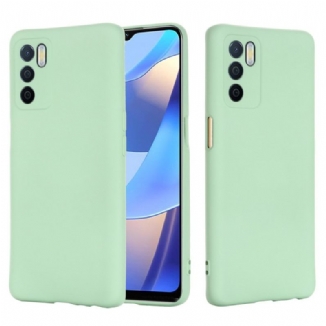 Coque Oppo A16 / A16s Silicone Liquide Avec Lanière