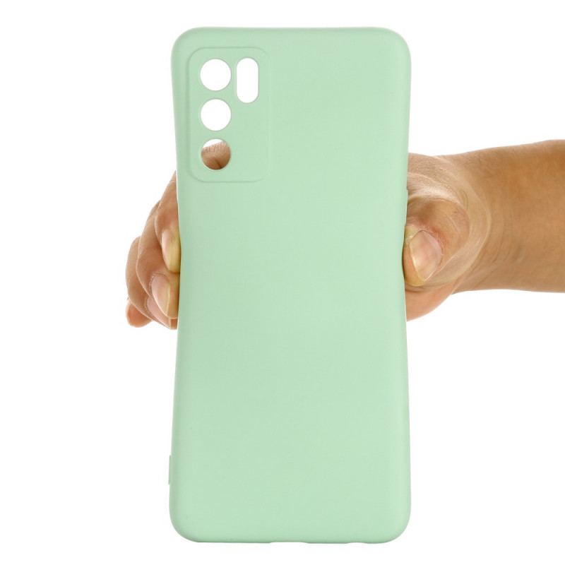 Coque Oppo A16 / A16s Silicone Liquide Avec Lanière