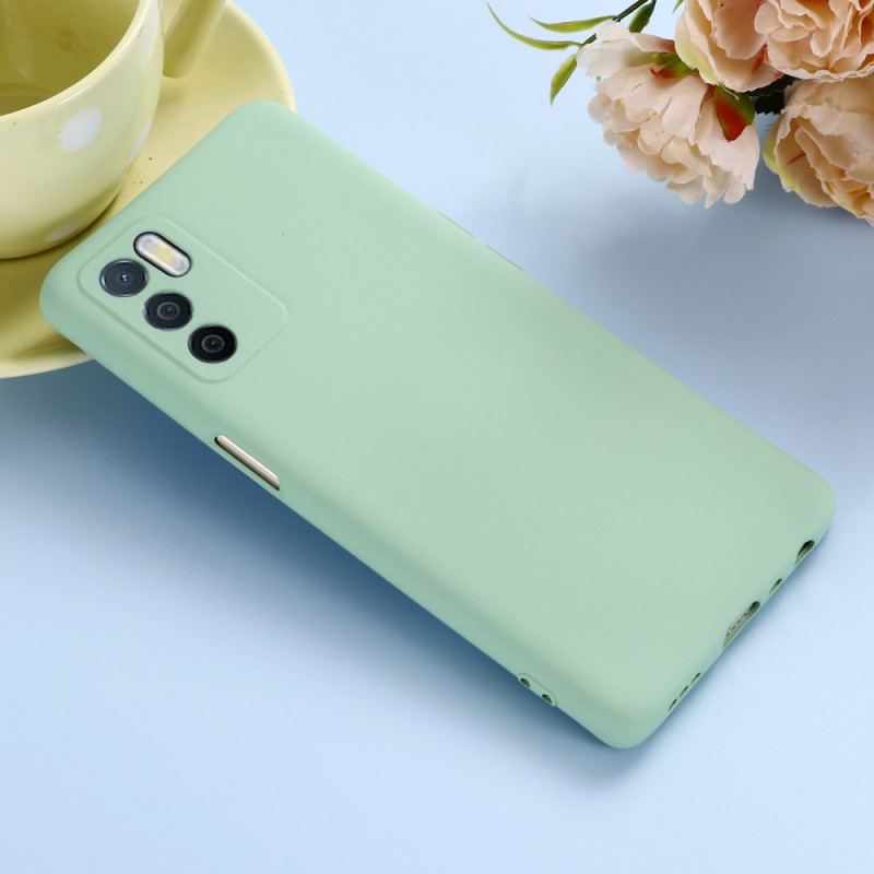 Coque Oppo A16 / A16s Silicone Liquide Avec Lanière