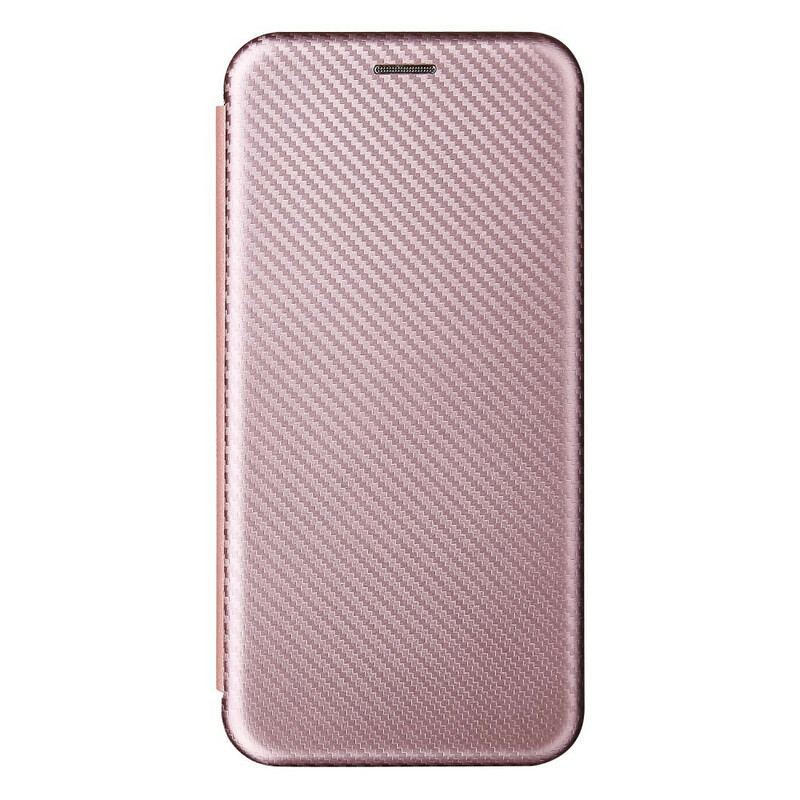 Flip Cover Oppo A16 / A16s Silicone Carbone Coloré