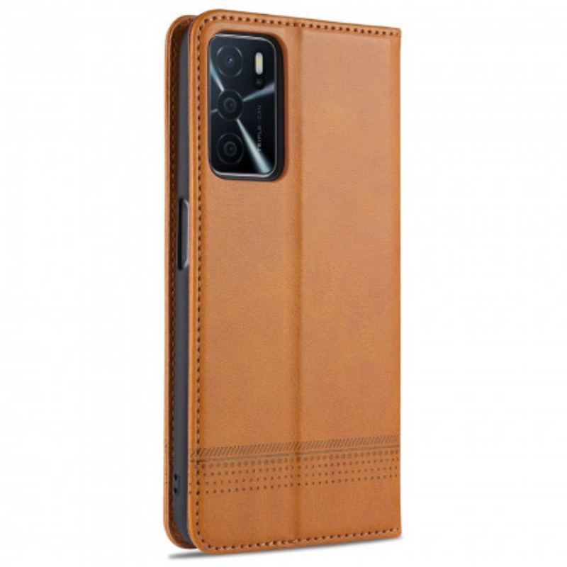 Flip Cover Oppo A16 / A16s Style Cuir AZNS