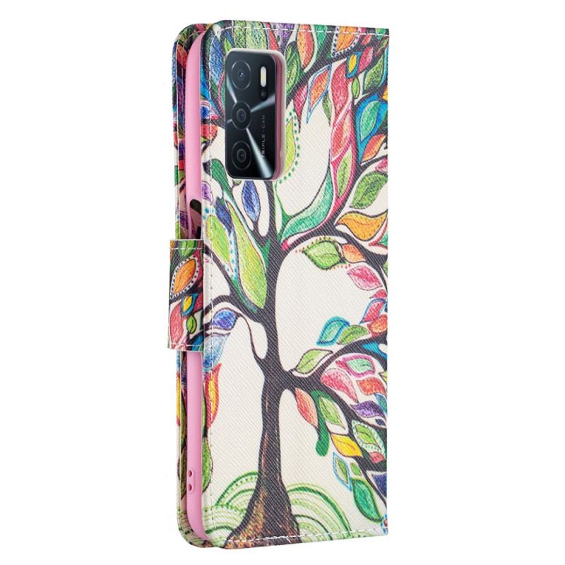 Housse Oppo A16 / A16s Arbre Coloré