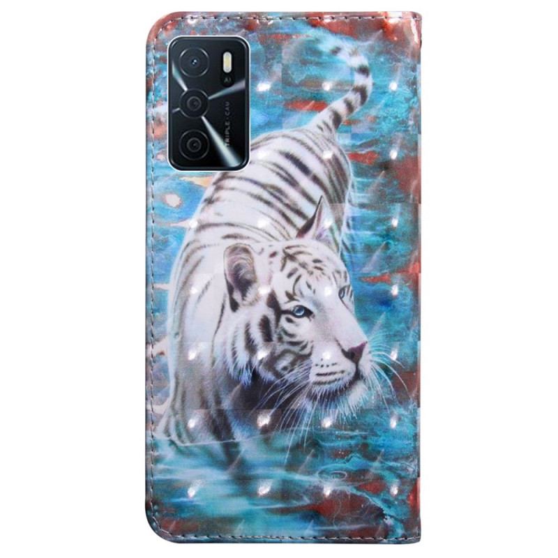 Housse Oppo A16 / A16s Tigre dans l'Eau