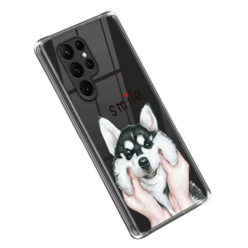 Coque Samsung Galaxy S23 Ultra 5G Chien Smile