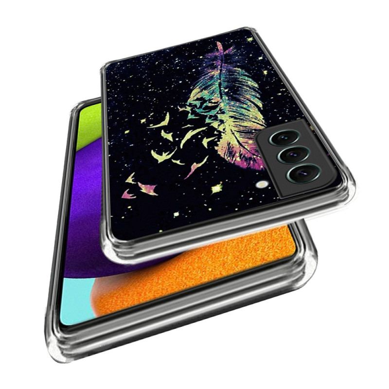 Coque Samsung Galaxy S23 Ultra 5G Plume Colorée