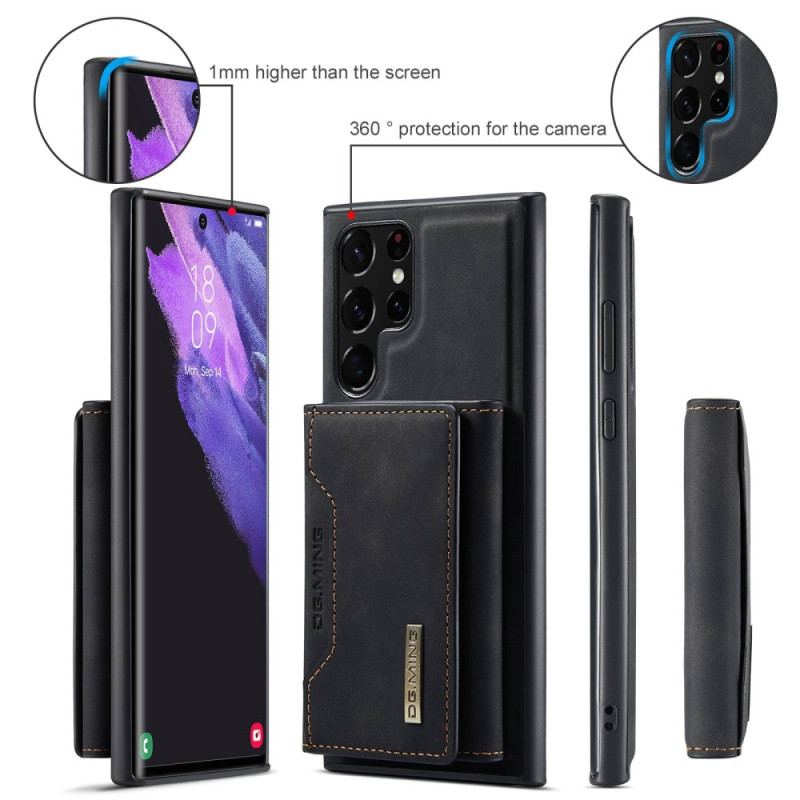 Coque Samsung Galaxy S23 Ultra 5G Porte-Cartes Détachable DG.MING