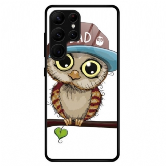 Coque Samsung Galaxy S23 Ultra 5G Verre Trempé Bad Hibou