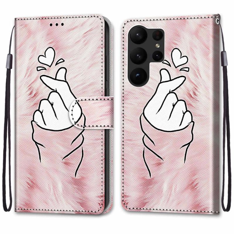 Housse Samsung Galaxy S23 Ultra 5G Finger Heart