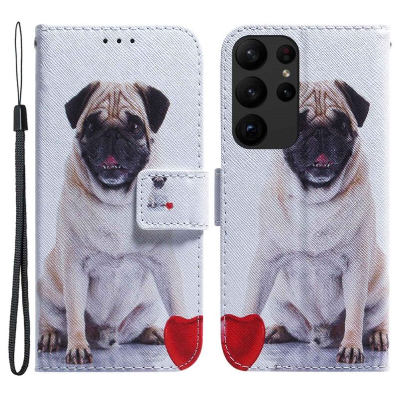 Housse Samsung Galaxy S23 Ultra 5G Pug Dog