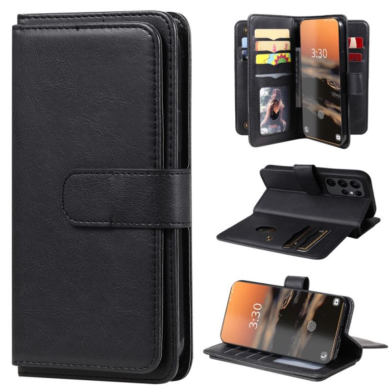 Housse Samsung Galaxy S23 Ultra Multi-Fonctionnelle 10 Porte-cartes