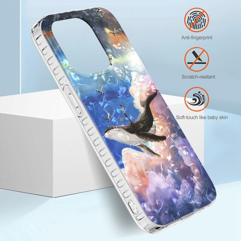 Coque iPhone 14 Pro Max Baleine Stylée