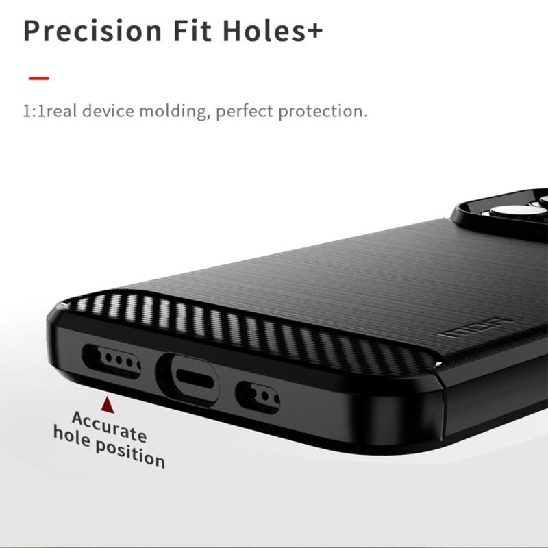 Coque iPhone 14 Pro Max Fibre Carbone Brossée MOFI