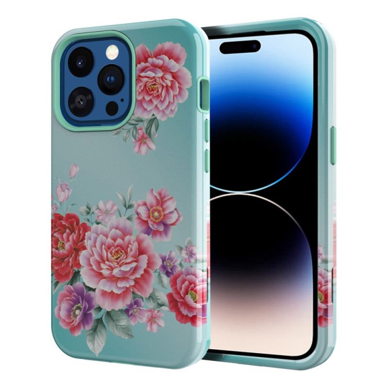 Coque iPhone 14 Pro Max Fleurs Vintage