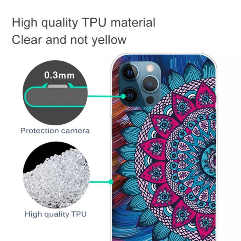 Coque iPhone 14 Pro Max Mandala Coloré