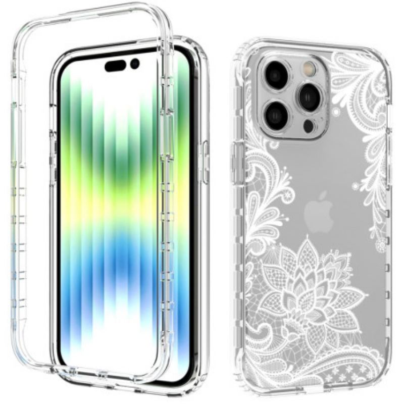 Coque iPhone 14 Pro Max Renforcée Dentelle