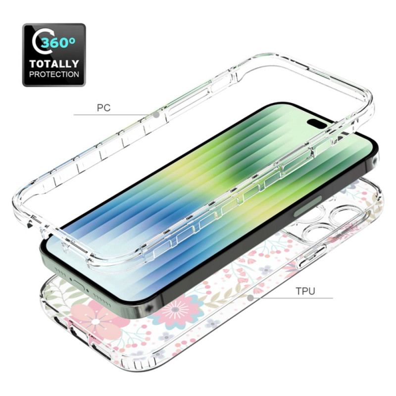 Coque iPhone 14 Pro Max Renforcée Florale