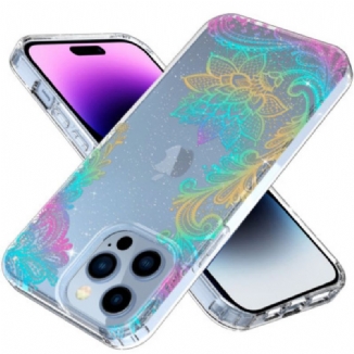 Coque iPhone 14 Pro Max Transparente Fleurs