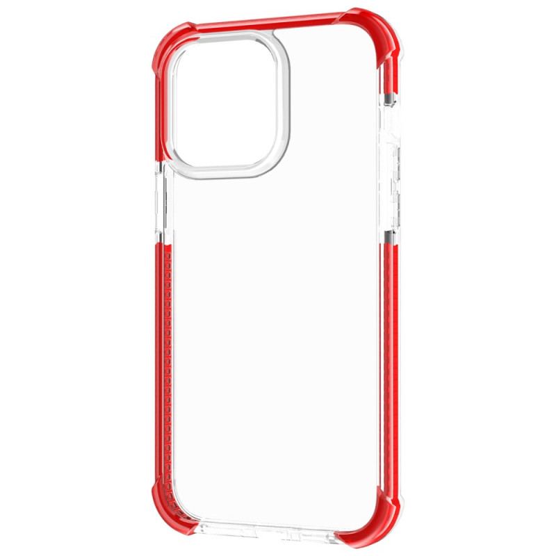 Coque iPhone 14 Pro Max Transparente Rebords Colorés