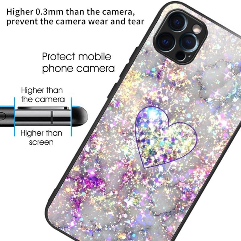 Coque iPhone 14 Pro Max Verre Trempé Coeur