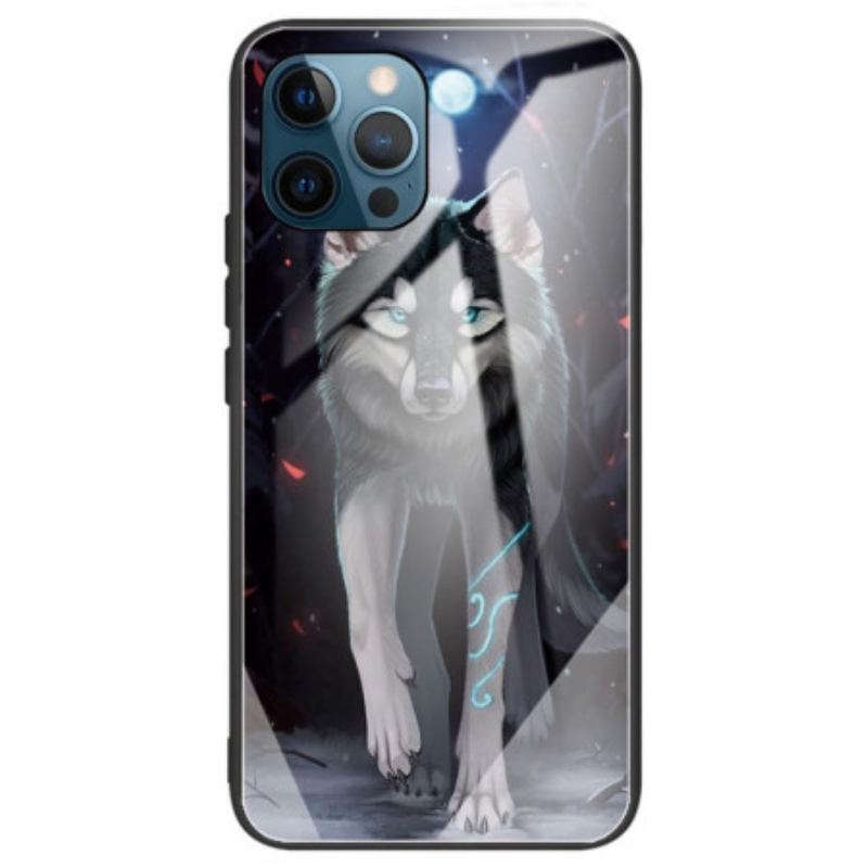 Coque iPhone 14 Pro Max Verre Trempé Loup