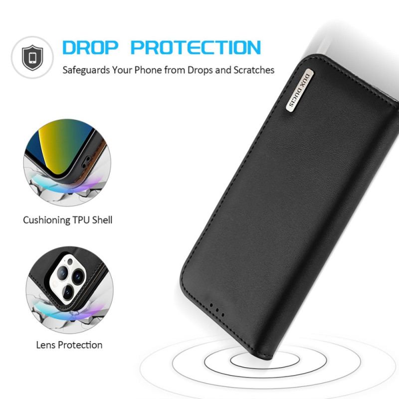 Flip Cover iPhone 14 Pro Max Hivo Series DUX DUCIS