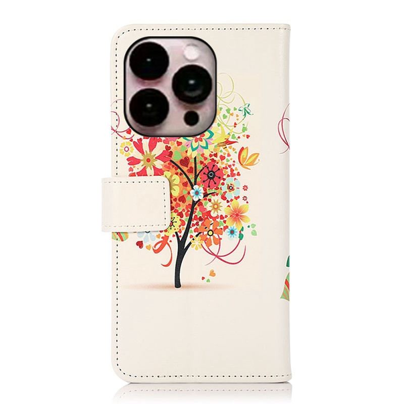 Housse iPhone 14 Pro Max Arbre Fleurie