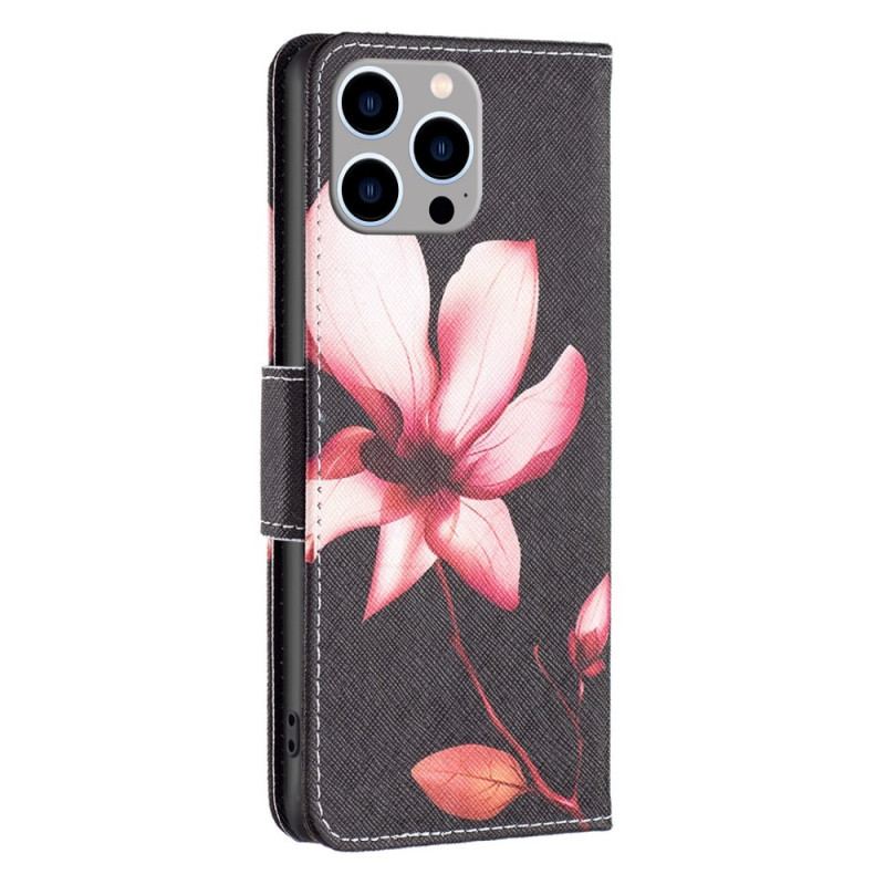 Housse iPhone 14 Pro Max Fleur Rose