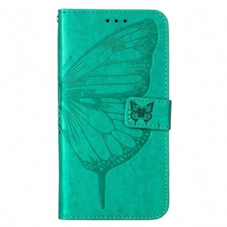 Housse iPhone 14 Pro Max Papillon Baroque à Lanière