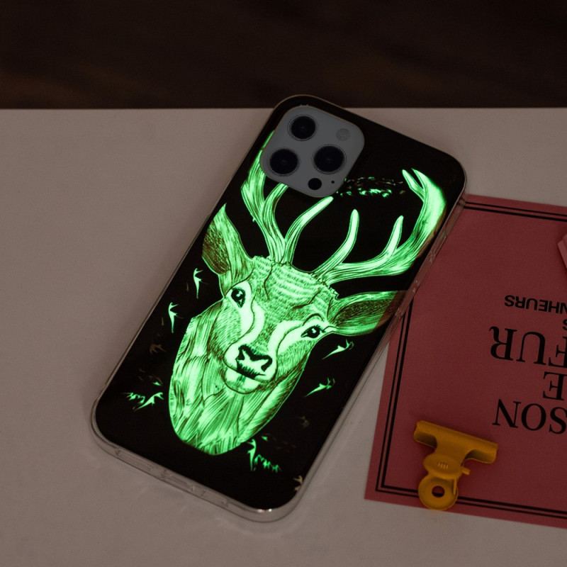 Coque iPhone 15 Pro Fluorescente Cerf