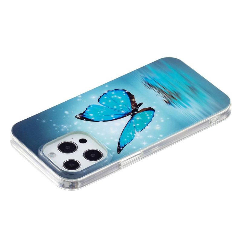 Coque iPhone 15 Pro Fluorescente Papillons