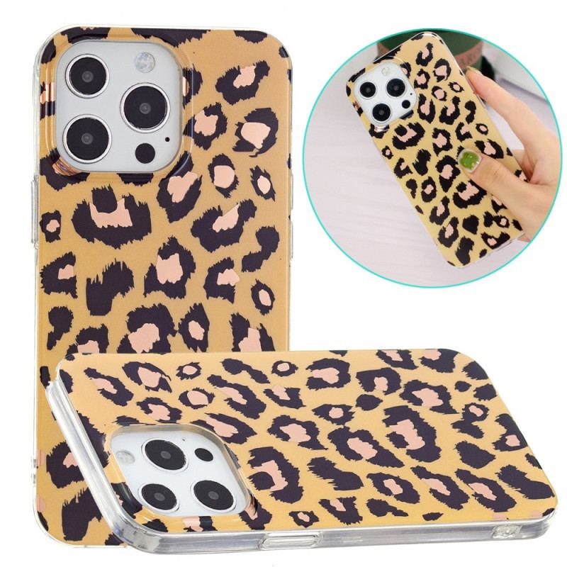 Coque iPhone 15 Pro Motif Léopard