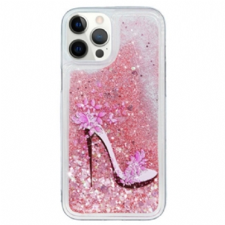 Coque iPhone 15 Pro Paillettes Escarpin