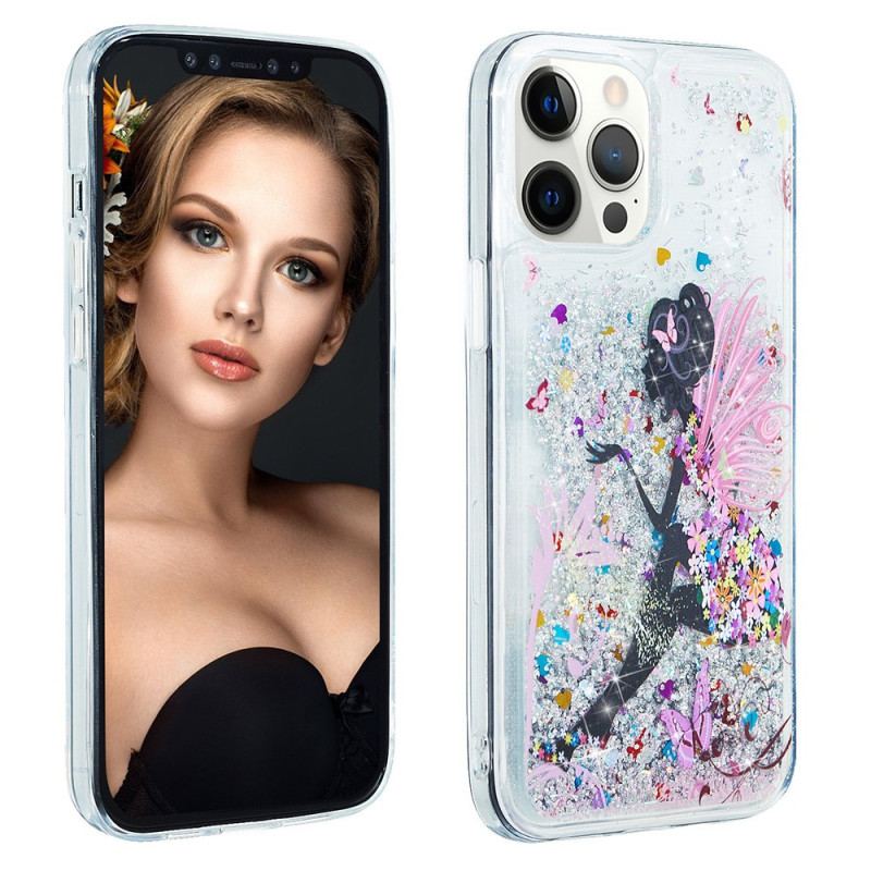 Coque iPhone 15 Pro Paillettes Fée