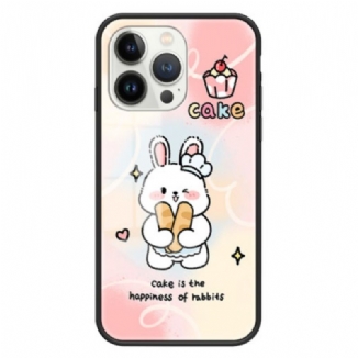 Coque iPhone 15 Pro Verre Trempé Happy Rabbit