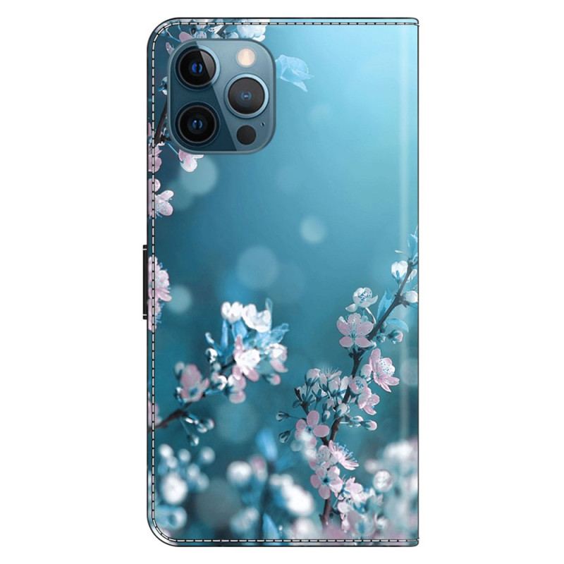 Housse iPhone 15 Pro Fleurs de Prunier