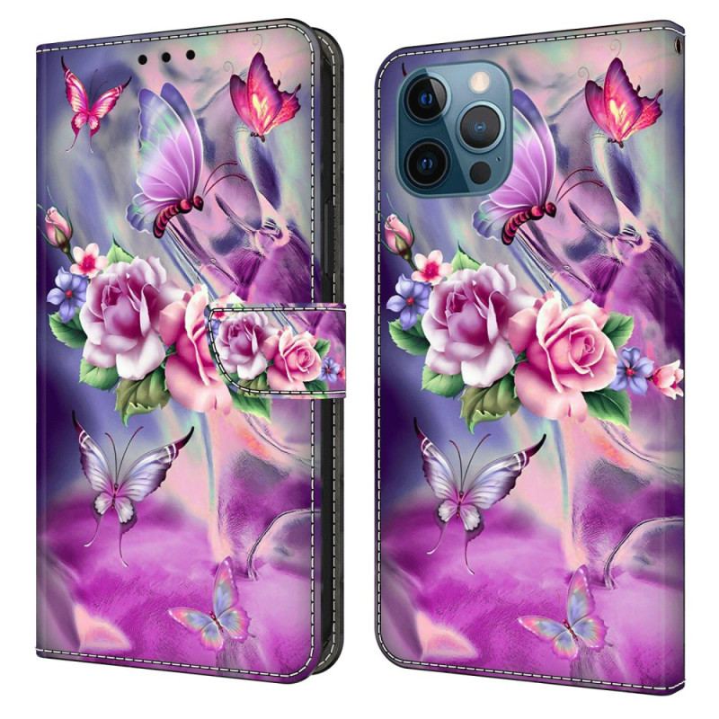 Housse iPhone 15 Pro Jolies Fleurs