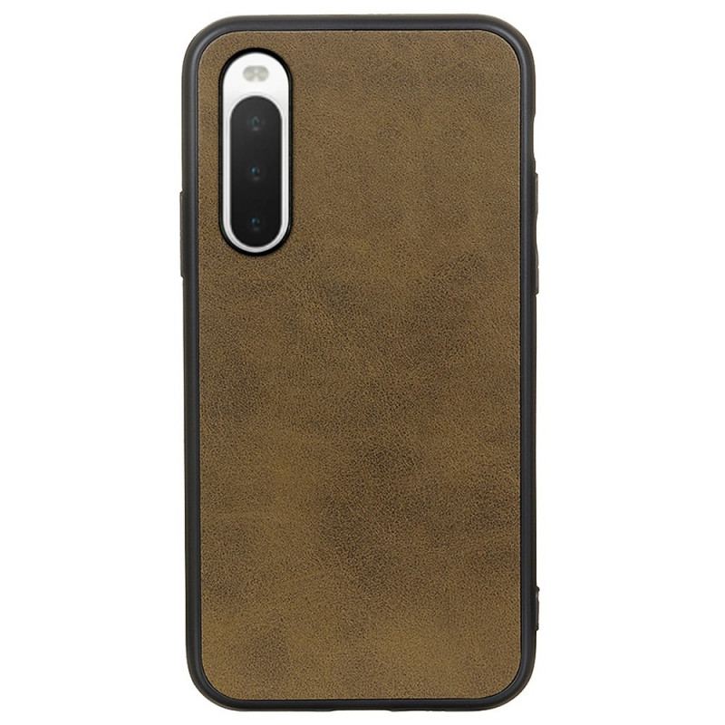 Coque Sony Xperia 10 IV Simili Cuir Texturé