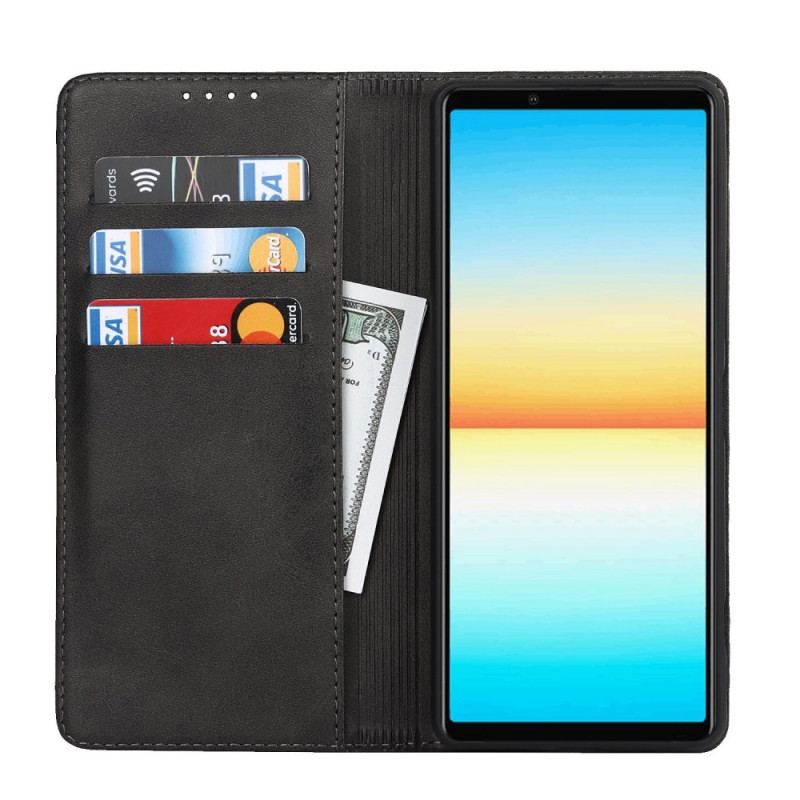 Flip Cover Sony Xperia 10 IV Design Classique