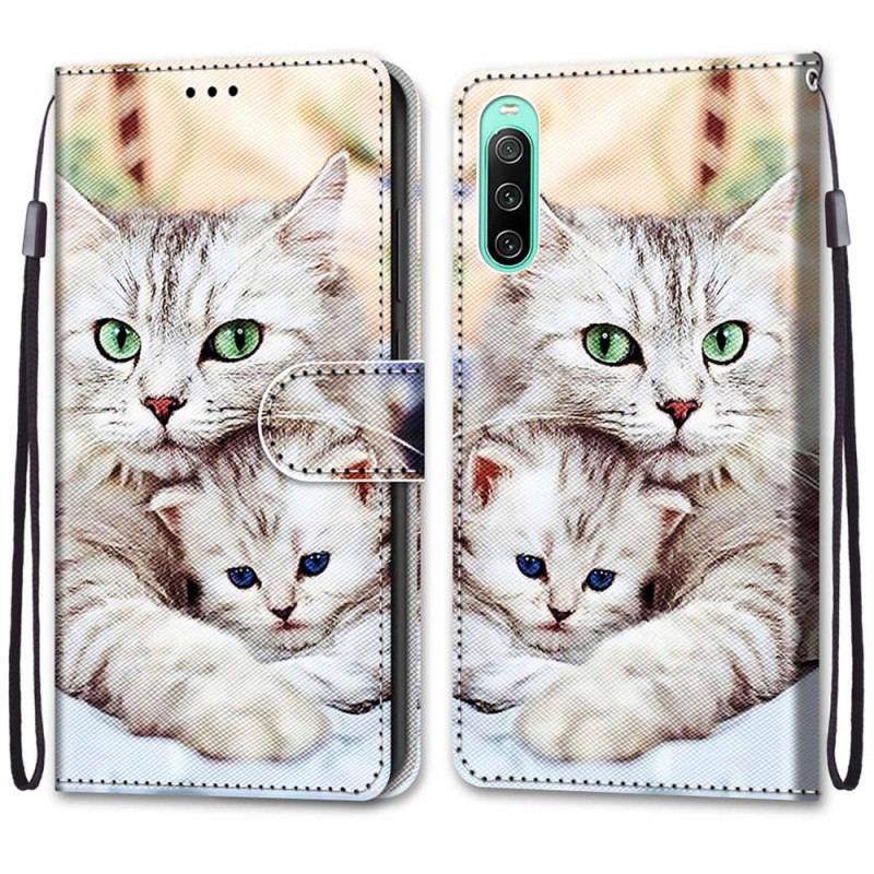 Housse Sony Xperia 10 IV Famille de Chats